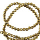 Top Facet kralen 2mm rond Gold metallic-pearl shine coating